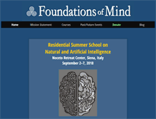 Tablet Screenshot of foundationsofmind.org
